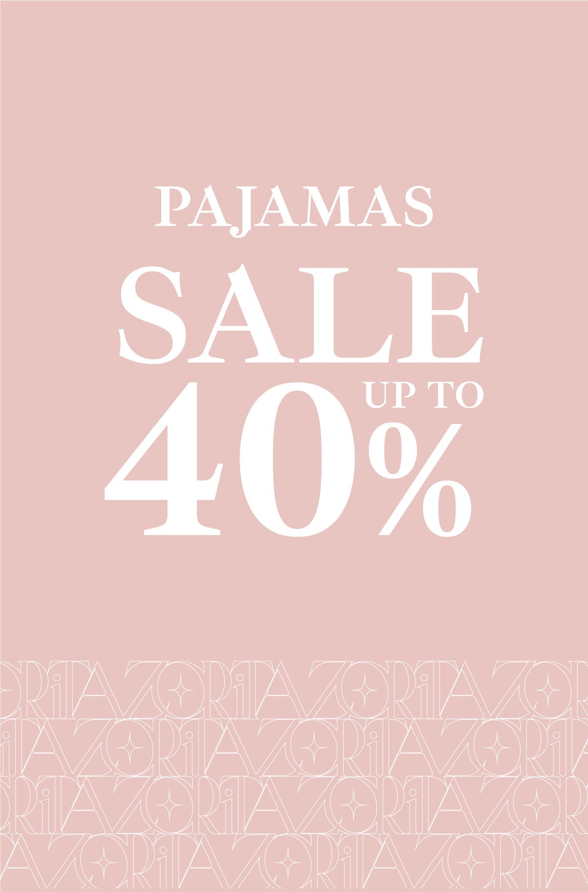 Pajama Sale 40%